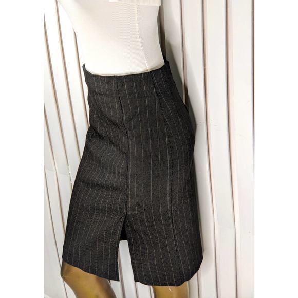 Womens Wildlife Sportswear Pencil Tube Skirt Black Print Professional Y2K Size 8 - Picture 9 of 11